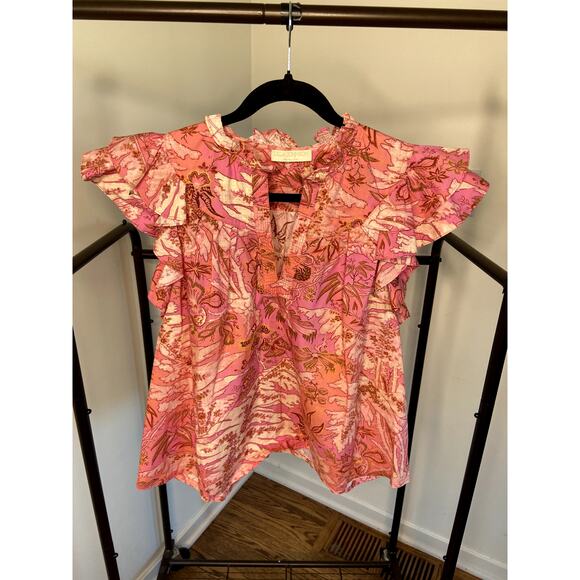 Ulla Johnson Camellia Lei Top size 10 - Picture 2 of 6